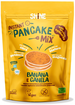 Lichidari - Amestec instant BIO pentru clatite, cu banane si scortisoara Shine