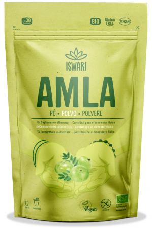 Protectie antioxidanta si detoxifiere - Amla BIO sub forma de pulbere Iswari