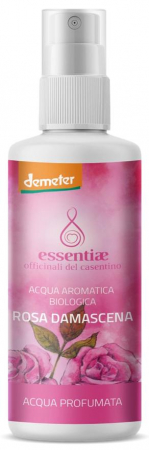 Apa florala - Apa aromatizata de trandafir de Damasc BIO, certificare Demeter Essentiae
