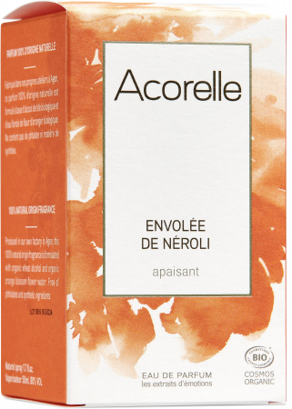 Apa parfum BIO Envolee de Neroli(linistitor), cu uleiuri esentiale calmante de mandarina si petit grain Acorelle [2]