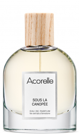 Apa parfum BIO Sous la Canopee(incurajator), cu uleiuri esentiale de bergamota, lamaie, lemn de cedru Acorelle [1]