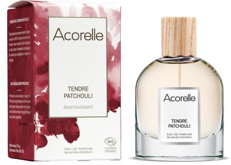Parfumuri - Apa parfum BIO Tendre Patchouli(reconfortant), cu uleiuri esentiale de cistus, patchouli, lemn de cedru Acorelle