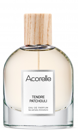 Apa parfum BIO Tendre Patchouli(reconfortant), cu uleiuri esentiale de cistus, patchouli, lemn de cedru Acorelle [1]
