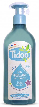 Protejare, curatare si hidratare - Apa micelara BIO delicata pentru bebelusi, cu extract de in Tidoo