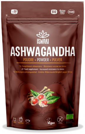 Slabire si controlul greutatii - Ashwagandha BIO, sub forma de pulbere Iswari