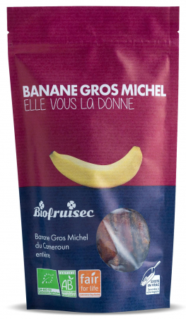 Fructe salbatice - Banane BIO intregi, selectie Gros Michel din Camerun Biofruisec