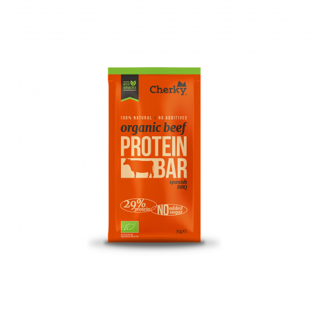Baton BIO din carne de vita si sos barbeque(29% proteine) Cherky [2]