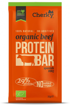 Lichidari - Baton BIO din carne de vita si sos barbeque(29% proteine) Cherky