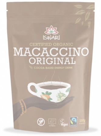Lichidari - Bautura instant energizanta BIO vegana Macaccino Original Iswari