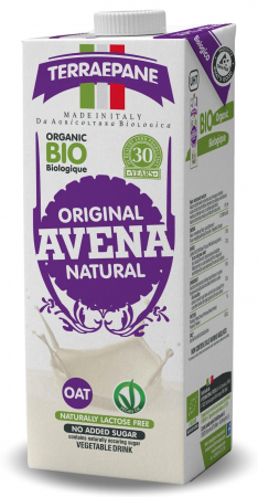 Bautura vegetala BIO din ovaz integral(fara ulei, fara zahar) Terra e Pane