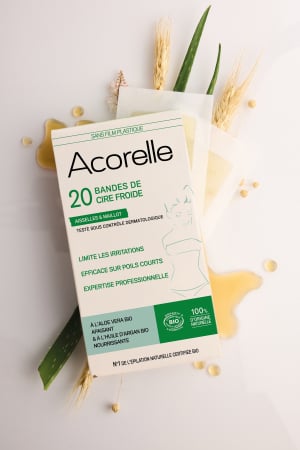 Benzi epilatoare BIO pentru axila si zona inghinala, cu ceara rece si aloe vera Acorelle [2]