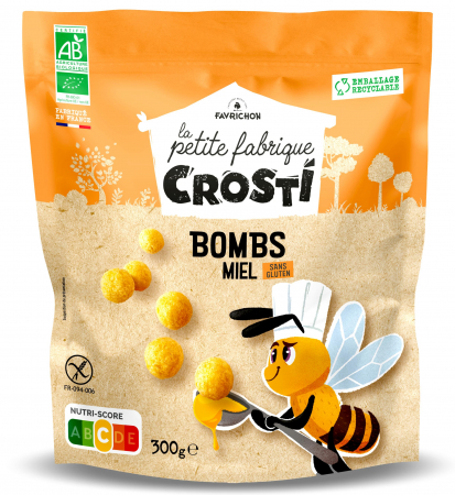 Cereale delicioase - Bilute expandate BIO pentru copii cu miere Crosti