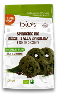 Biscuiti BIO cu ciocolata si spirulina Bio's [1]