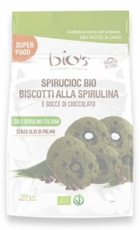 Lichidari - Biscuiti BIO cu ciocolata si spirulina Bio's