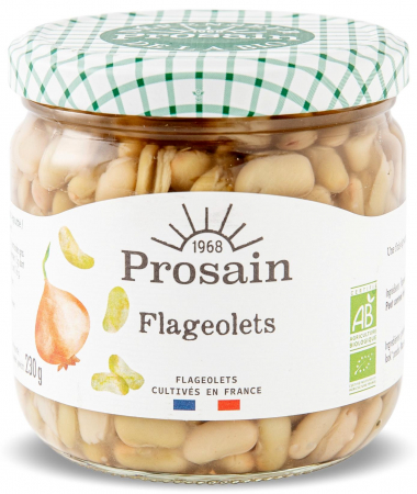 Legume preparate - Boabe de fasole alba BIO la borcan Prosain