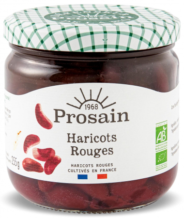Legume preparate - Boabe de fasole rosie BIO la borcan Prosain