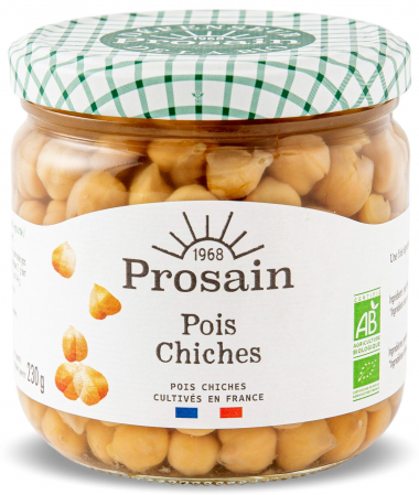 Legume preparate - Boabe de naut BIO la borcan Prosain