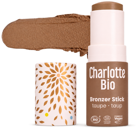 Fard si bronzant pentru obraz - Bronzant BIO sub forma de stick, pentru conturarea tenului Charlotte Bio