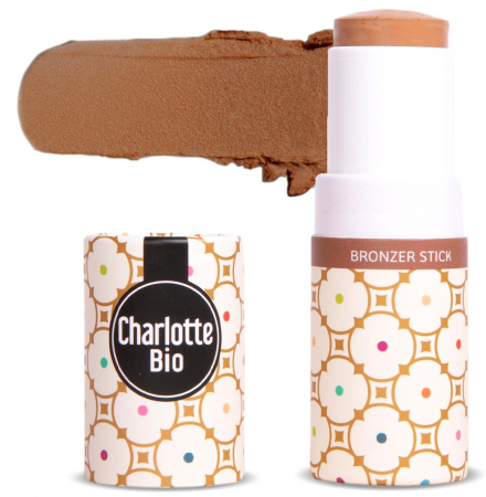 Fard si bronzant pentru obraz - Bronzant BIO sub forma de stick, pentru conturarea tenului Charlotte Bio