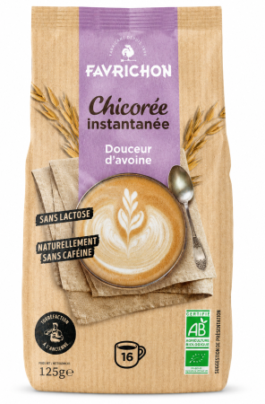 Cafea BIO din cicoare, ovaz si cacao Favrichon