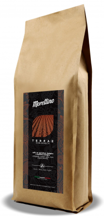 Bauturi - Cafea boabe BIO artizanala Terrae 100% Arabica pachet mare Morettino