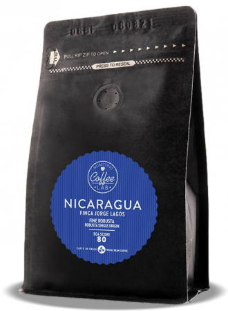 Bauturi - Cafea boabe specialitate Nicaragua Finca Jorge Lagos, Robusta fina Morettino