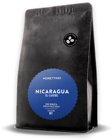 Cafea specialitati - Cafea boabe specialitate Nicaragua El Caribe, Robusta fina Morettino
