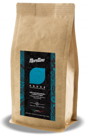 Cafea artizanala - Cafea BIO decofeinizata macinata Aquae Morettino