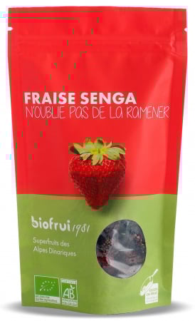 Fructe salbatice - Capsuni Senga BIO fara zahar, din Alpii Dinarici Biofrui 1981