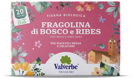 Ceai din plante si fructe - Ceai BIO capsuni salbatice si coacaze negre Valverbe