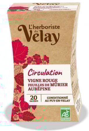 Lichidari - Ceai BIO cu ulei esential circulatie (afine, vin rosu si mure) Velay