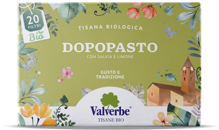 Ceai din plante si fructe - Ceai BIO dupa masa, din salvie, rozmarin si lamaie Valverbe