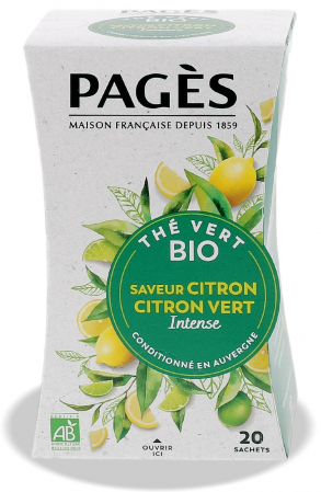 (Lichidari)Ceaiuri si infuzii - Ceai verde BIO cu lamaie si lime Pages
