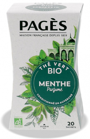 (Lichidari)Ceaiuri si infuzii - Ceai verde BIO cu menta Pages