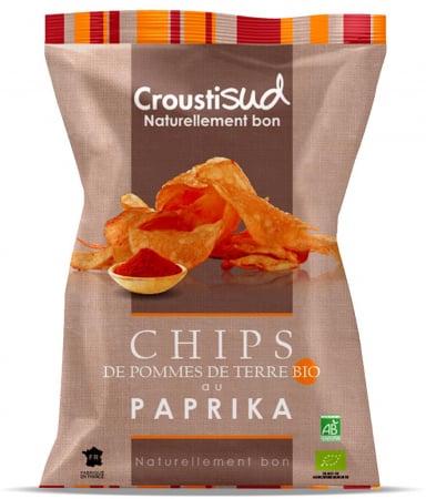 Lichidari - Chipsuri BIO din cartofi cu boia Croustisud