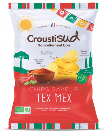 Lichidari - Chipsuri BIO din cartofi cu condimente mexicane Croustisud