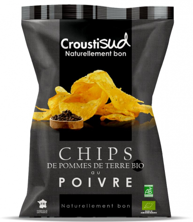 Lichidari - Chipsuri BIO din cartofi cu piper Croustisud