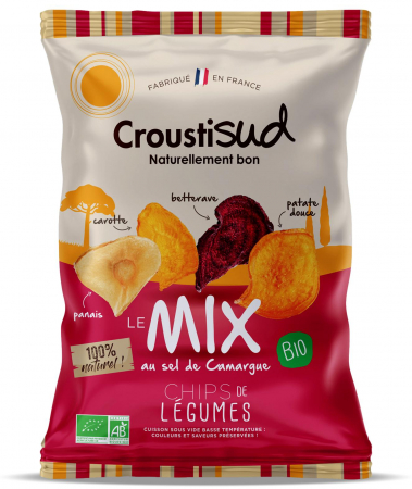 Lichidari - Chipsuri BIO din mix de 4 legume Croustisud