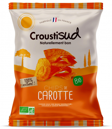 Lichidari - Chipsuri BIO din morcovi, fara sare Croustisud