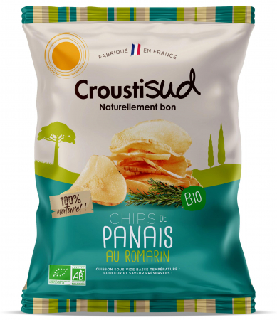 Lichidari - Chipsuri BIO din pastarnac cu rozmarin, fara sare Croustisud