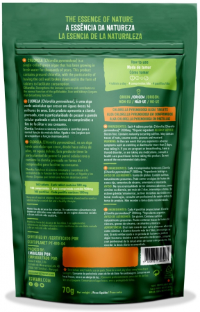 Chlorella BIO sub forma de tablete, 140buc Iswari [1]
