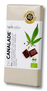 Ciocolata BIO cu lapte si seminte de canepa Hanf & Natur
