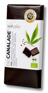 Ciocolata neagra 70% BIO cu seminte de canepa Hanf & Natur