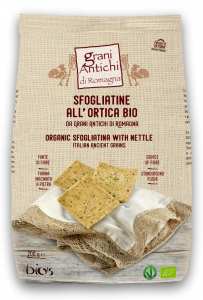Crackers BIO fara drojdie din grau antic, urzica si ulei masline Grani Antichi [1]