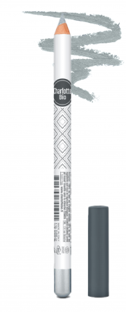 Lichidari - Creion BIO contur ochi Argint, cu aloe vera, baobab, ulei avocado si ulei jojoba Charlotte Bio