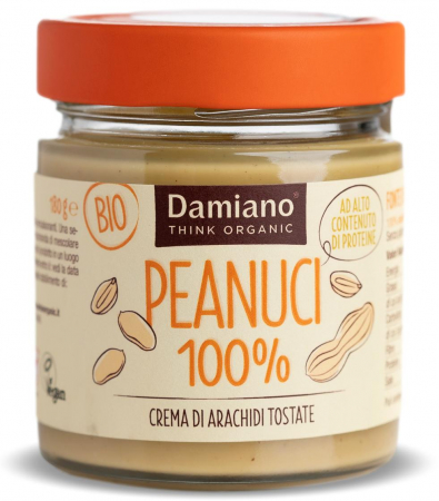Unturi fara zahar din nuci si alune - Crema BIO de arahide prajite 100% Damiano