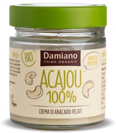 Unturi fara zahar din nuci si alune - Crema BIO de caju crud 100% Damiano