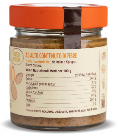 Crema BIO de migdale prajite 100% Damiano [2]