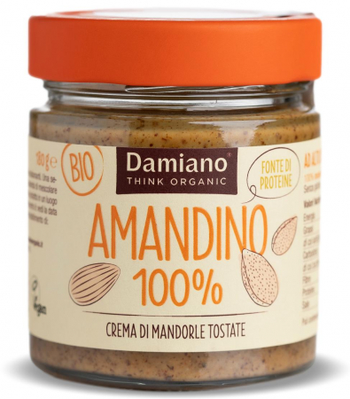 Unturi fara zahar din nuci si alune - Crema BIO de migdale prajite 100% Damiano