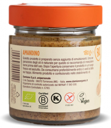 Crema BIO de migdale prajite 100% Damiano [1]